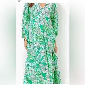Lilly Pulitzer Mindy silk caftan dress
